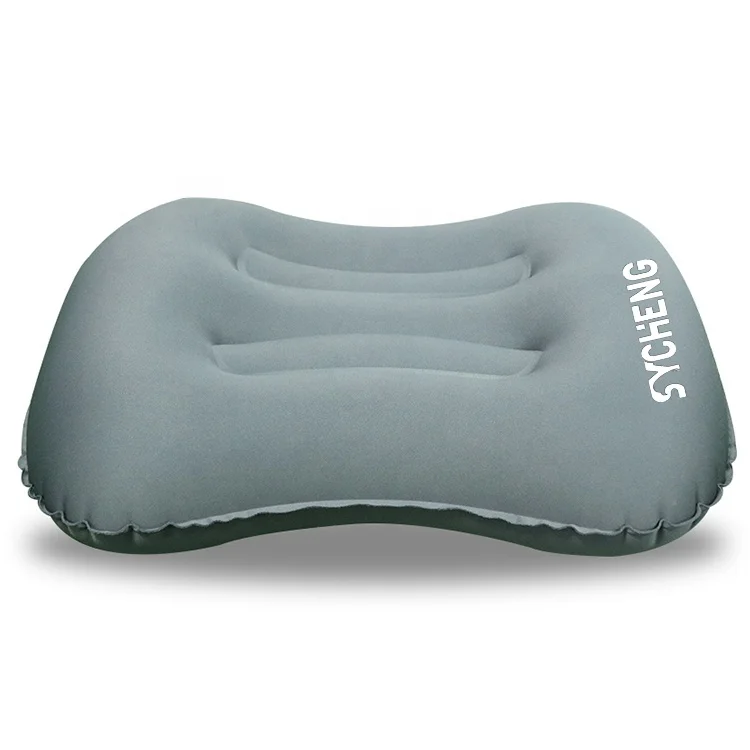 customized compressible portable storage ultra light outdoor beach inflatable travel self inflating camping pillow