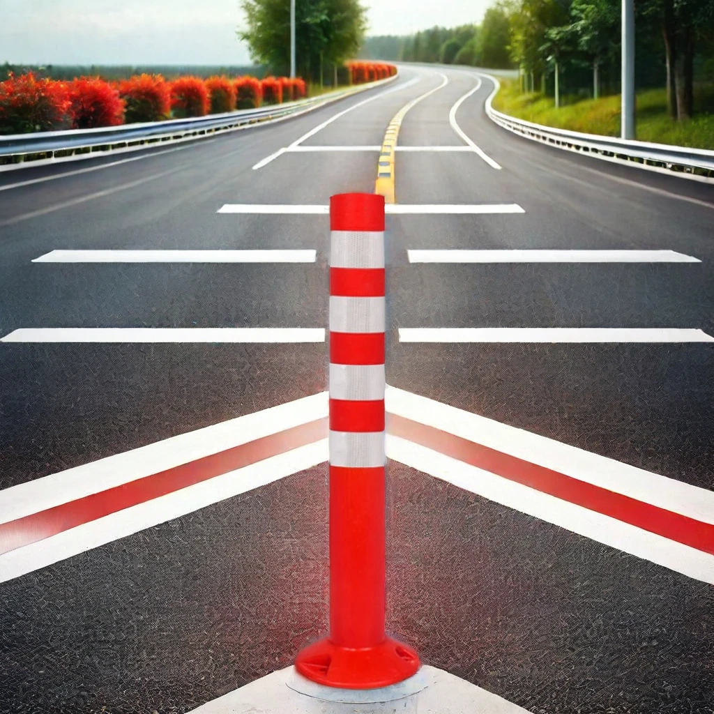 Road Divider 1 meter bollard TPU delineator Warning post