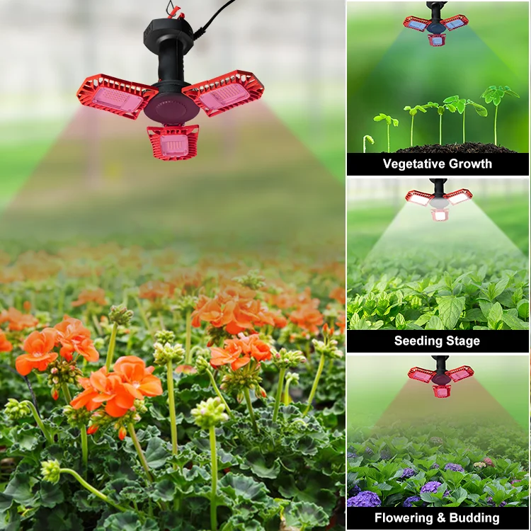 Adjustable Full Spectrum Lamp Indoor Plant Led Grow Light For Greenhouse Plants