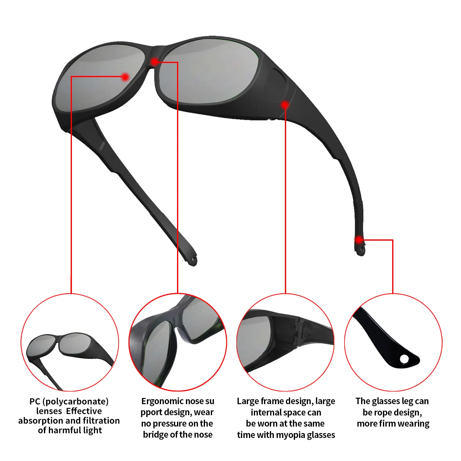 Goggles CE Ansi Z87 Personal Equipment Stylish Anti Fog Clear Working Eyewear Fashion Safety Glasses Eye Protection