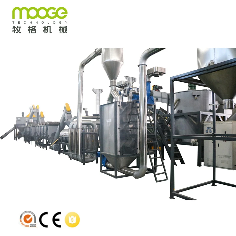 Hot sell product Classic 2000 kg/hr Waste PET bottle recycling machines
