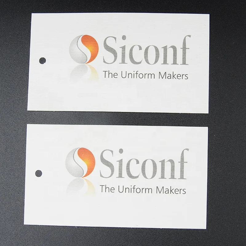 Customizable Printed Fashion Paper Hang Tag for Garments Premium Tag for Shirt and Clothing Accessories