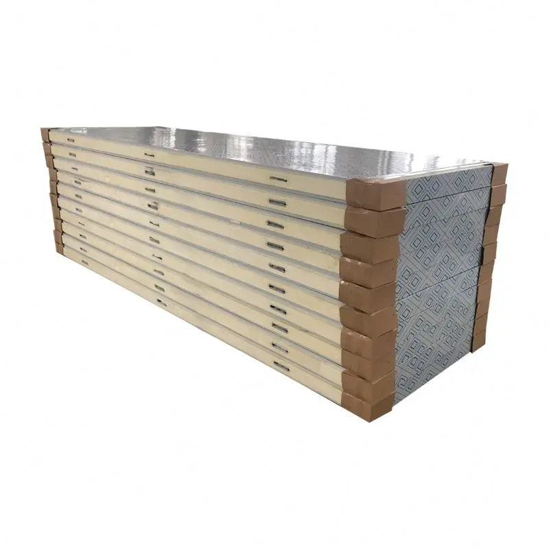 Yinghe China factory wholesale good price insulated polyurethane sandwich panel for ceiling and wall pu foam decoration board