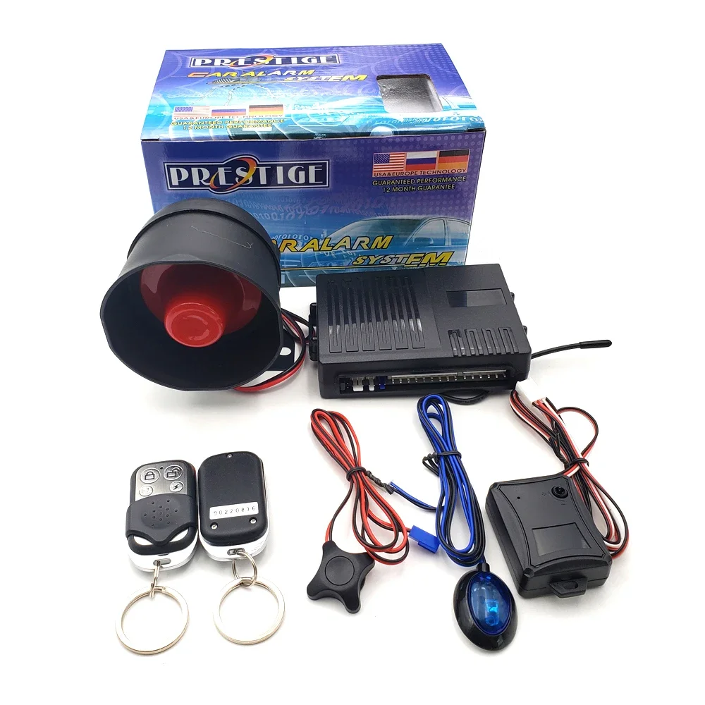 Prestige car alarm systems with central lock built in ONE WAY CAR ALARM for kenya market