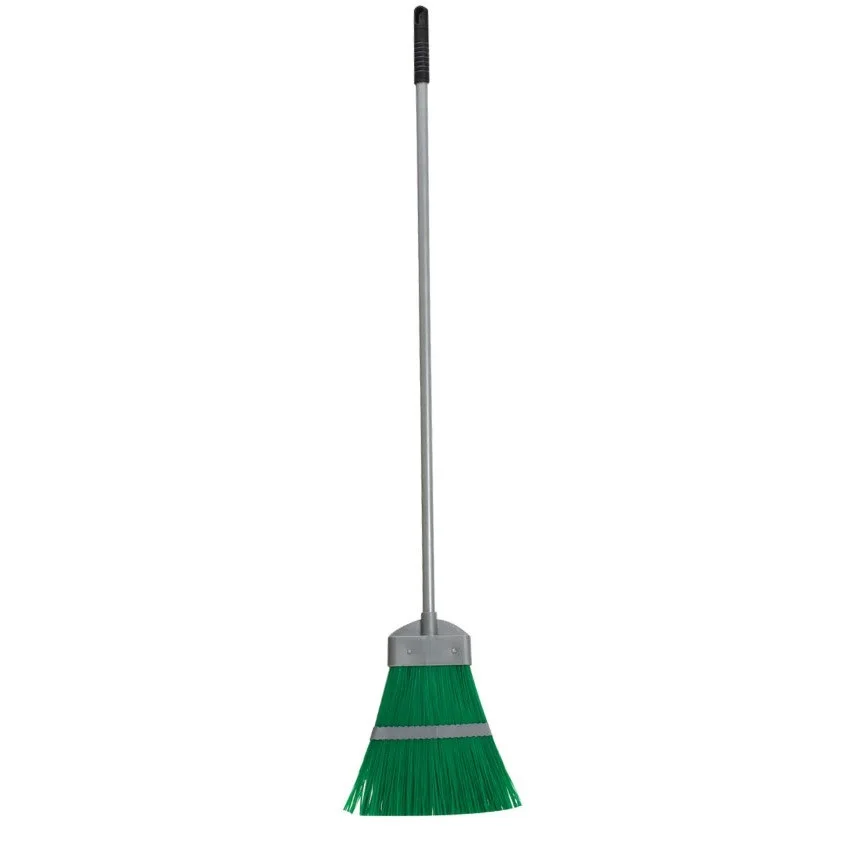 wholesale plastic outdoor broom, leaf broom with long handle BSCI