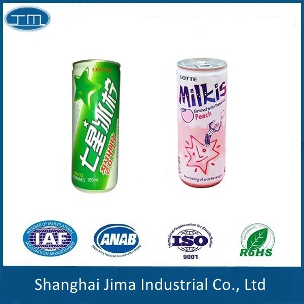180ml 250ml small slim aluminum used cans for beverage  beer coke energy drink like soft drinks cans manufacturers