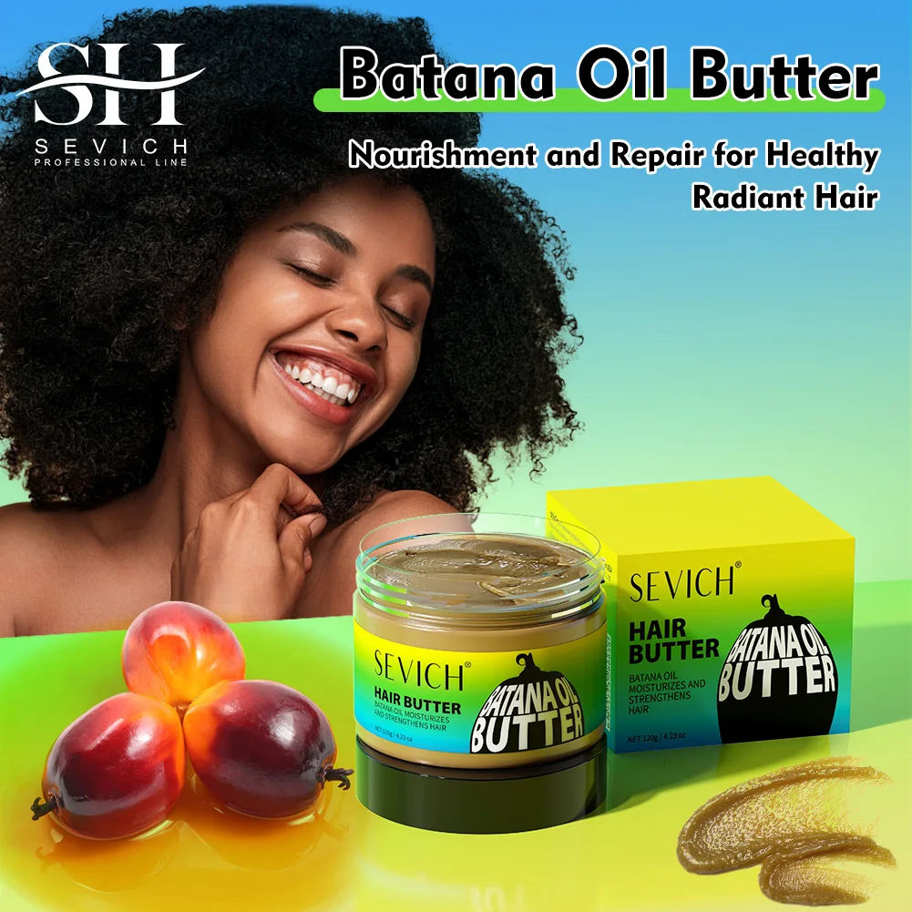 Honduras Batana Oil Wholesale Private Label Organic Hair Repair Mask 120g Batana Oil Butter For Hair Care