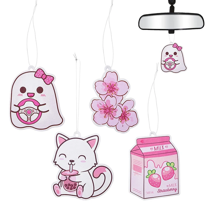 Hot Sale Freshener Custom Logo Paper Hanging Car Air Fresheners For Women
