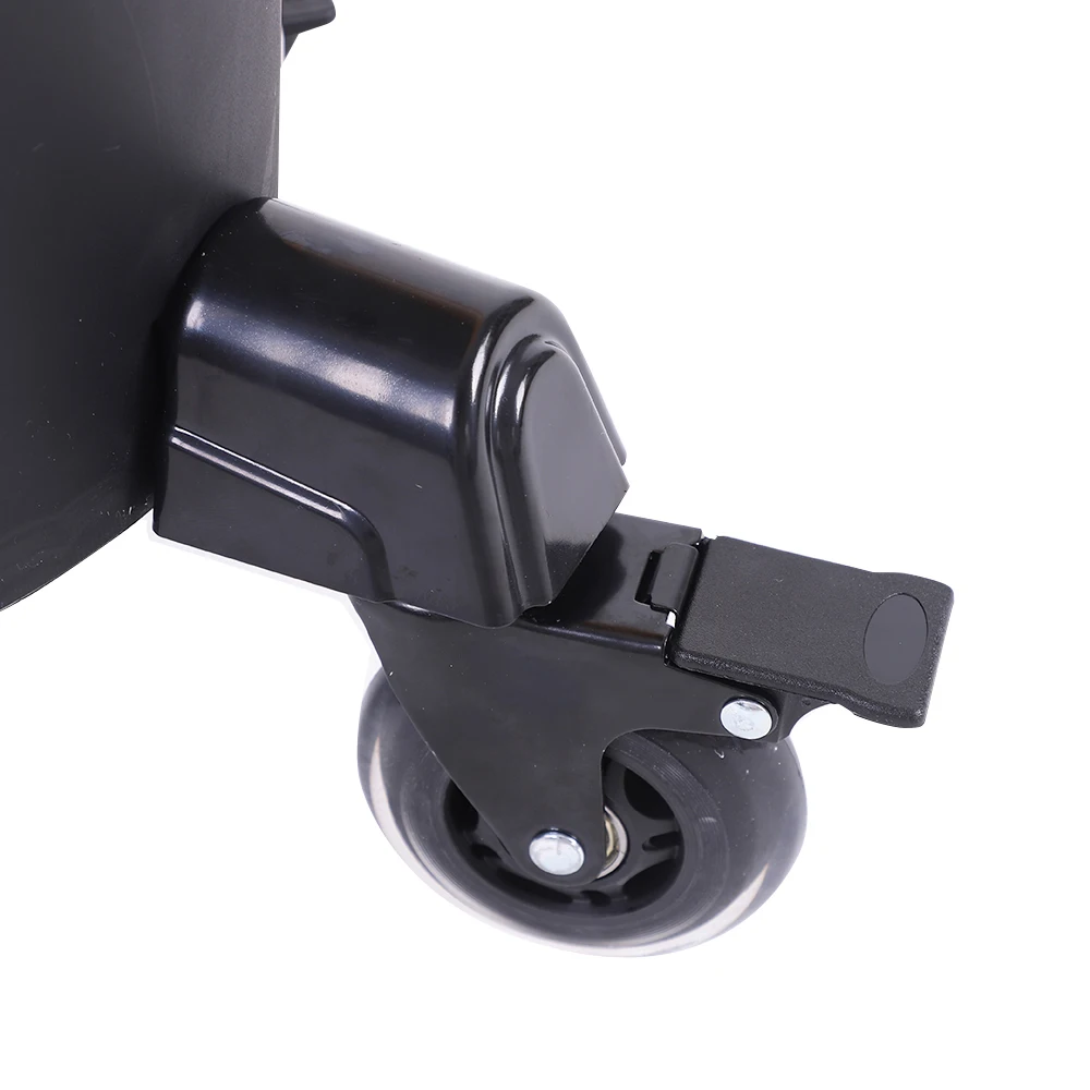 Heavy Duty Plastic Rolling Car Wash Bucket Mobile Auto Care Detailing Bucket For Cleaning