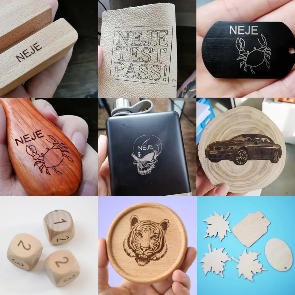 NEJE Master 7W 20W High Speed Mini CNC Laser Engraver For Metal Engraving Carving Machine Laser Cutting Engraving Machine