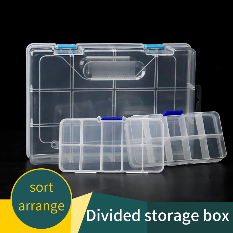 Wholesale household storage box tool accessories box plastic interlayer partition tool accessories box