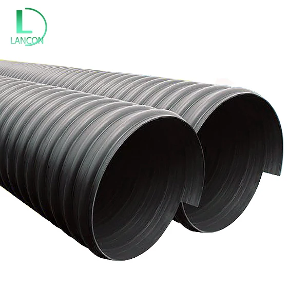 ISO 7089 pvc underground cable protection pipe twin wall corrugated tubes upvc drainage pipes