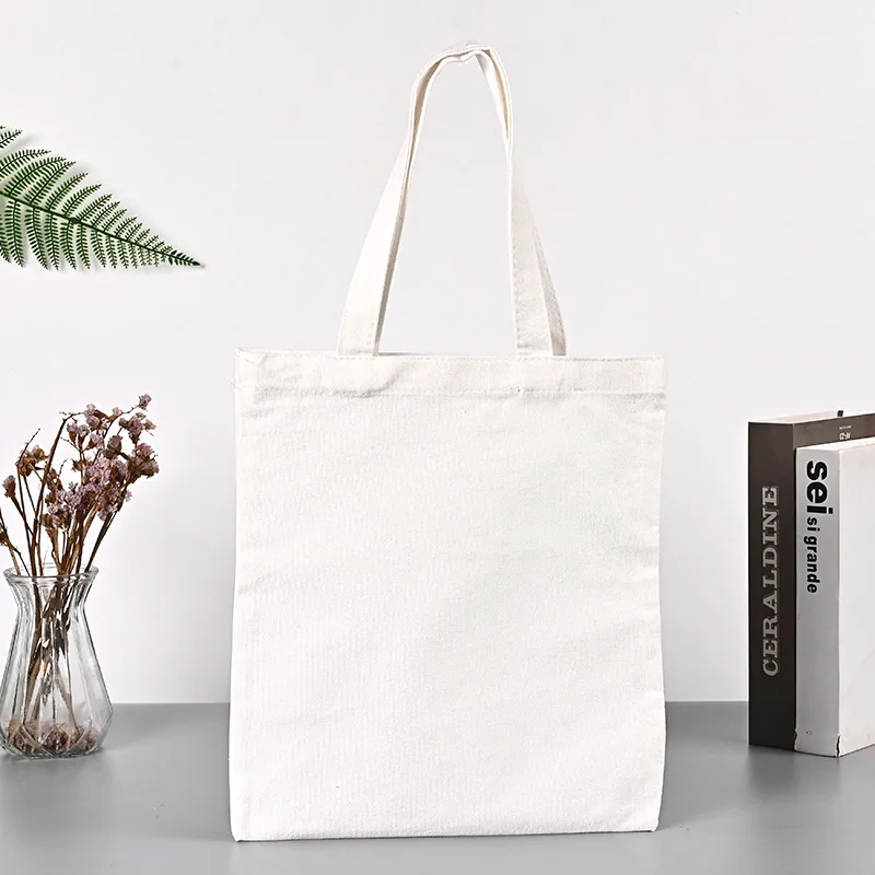 Eco recycled fashion blank canvas rope handle beach bag wholesale,large capacity tote bag