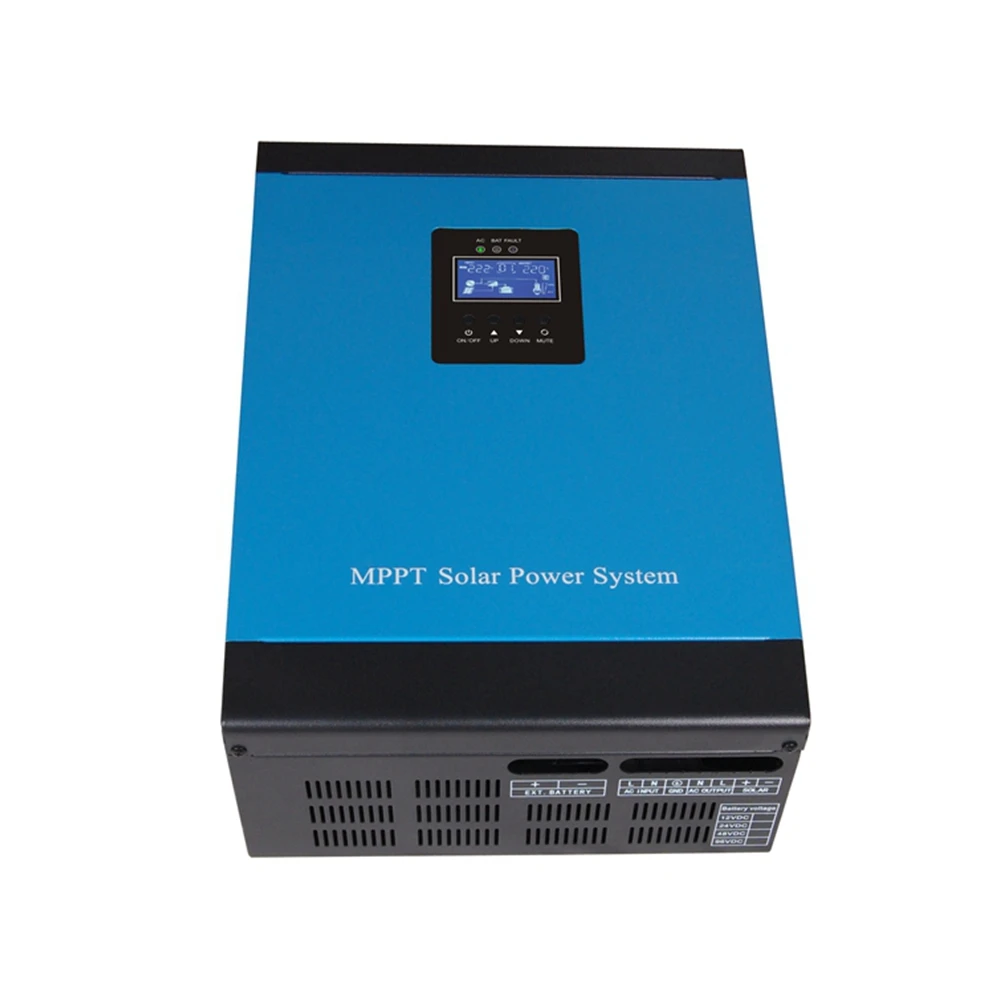 High Performance 5000W 48v Dc To Ac 110V 120V 127V Pure Sine Wave Power Inverter Off Grid Hybrid Build In Mppt  Solar Inverter