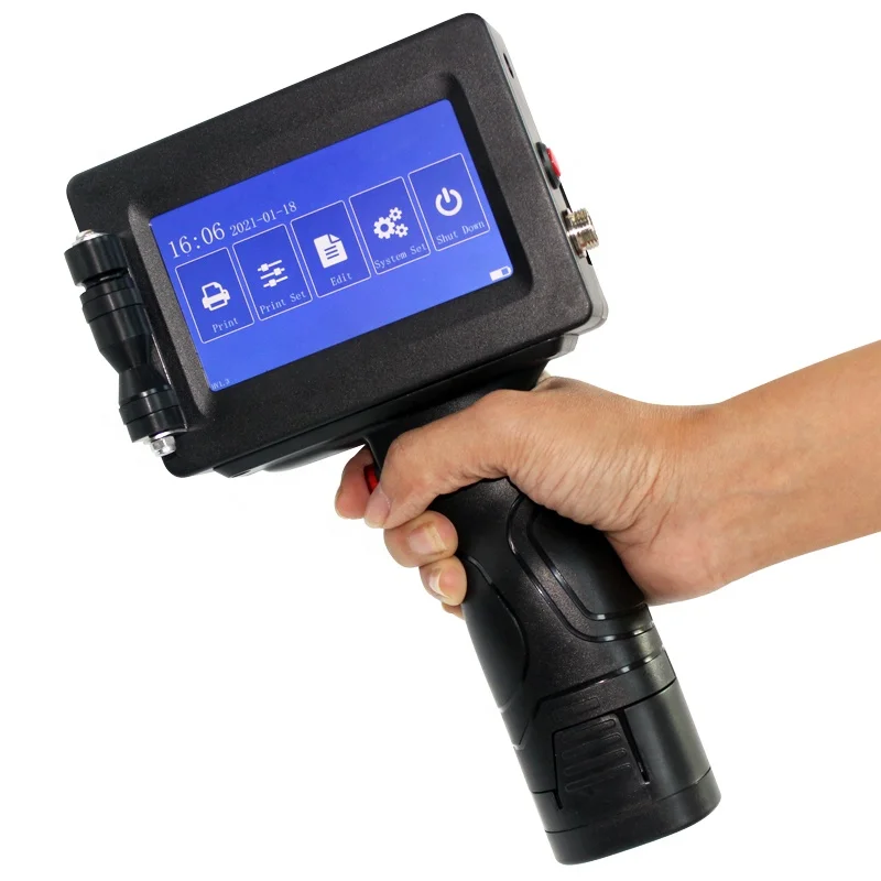 Mini hand jet Printing Machine Date/Serial No./Batch code/Logo Handheld portable Inkjet Printer