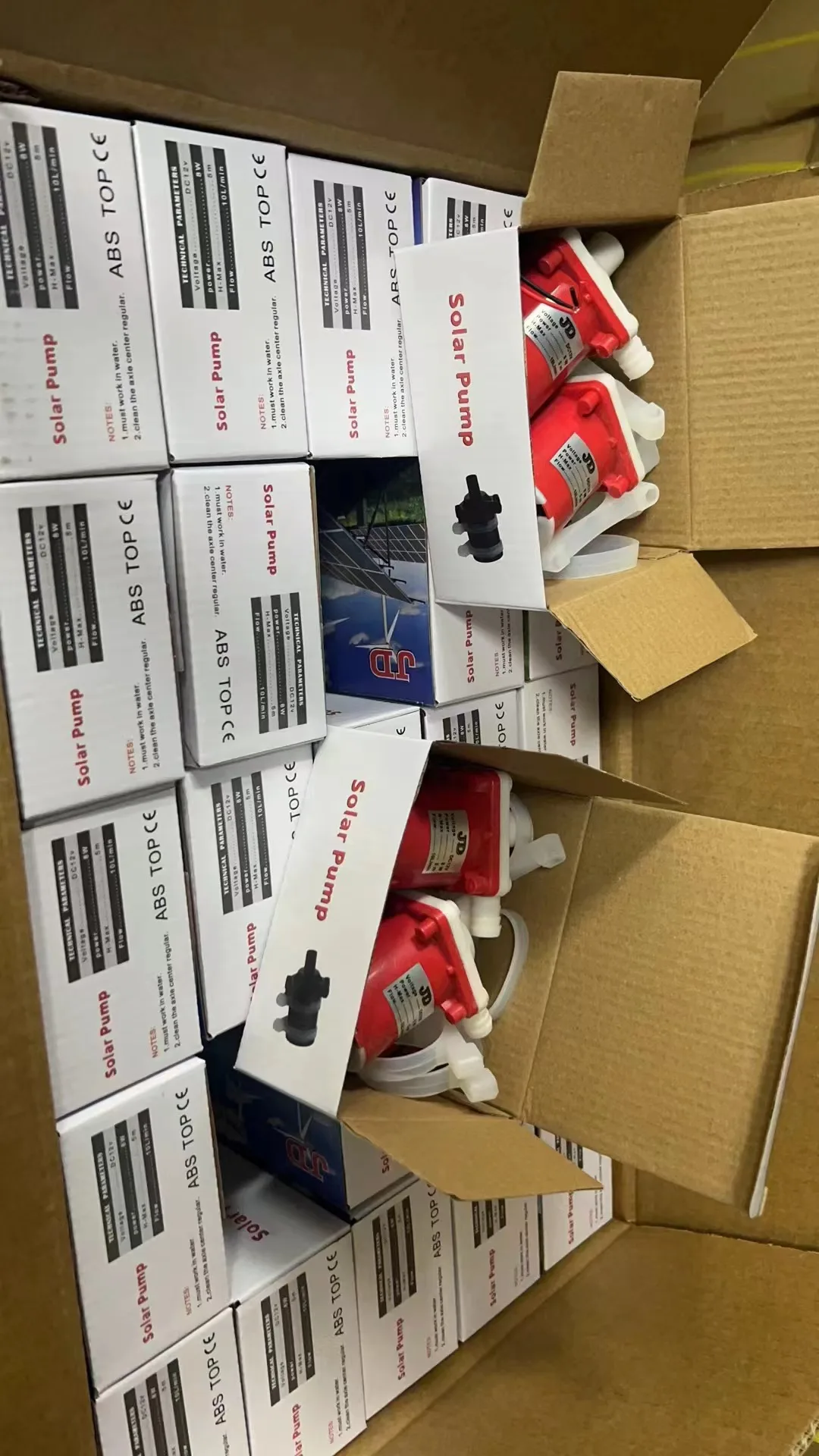 DL dc pump are exported to Afghanistan 12v/24v 8w 5m 12v pump