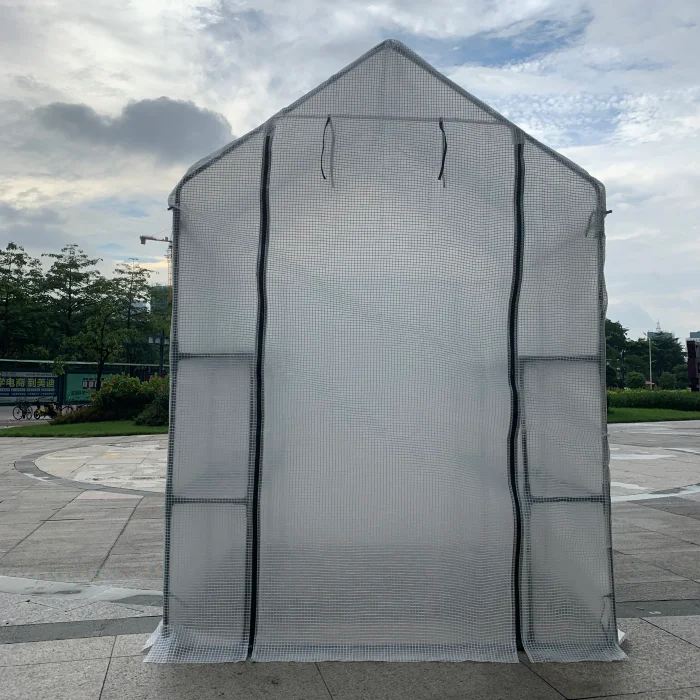 Walk in Greenhouse Portable Mini 8 Shelves Outdoor 3 Tier Green House