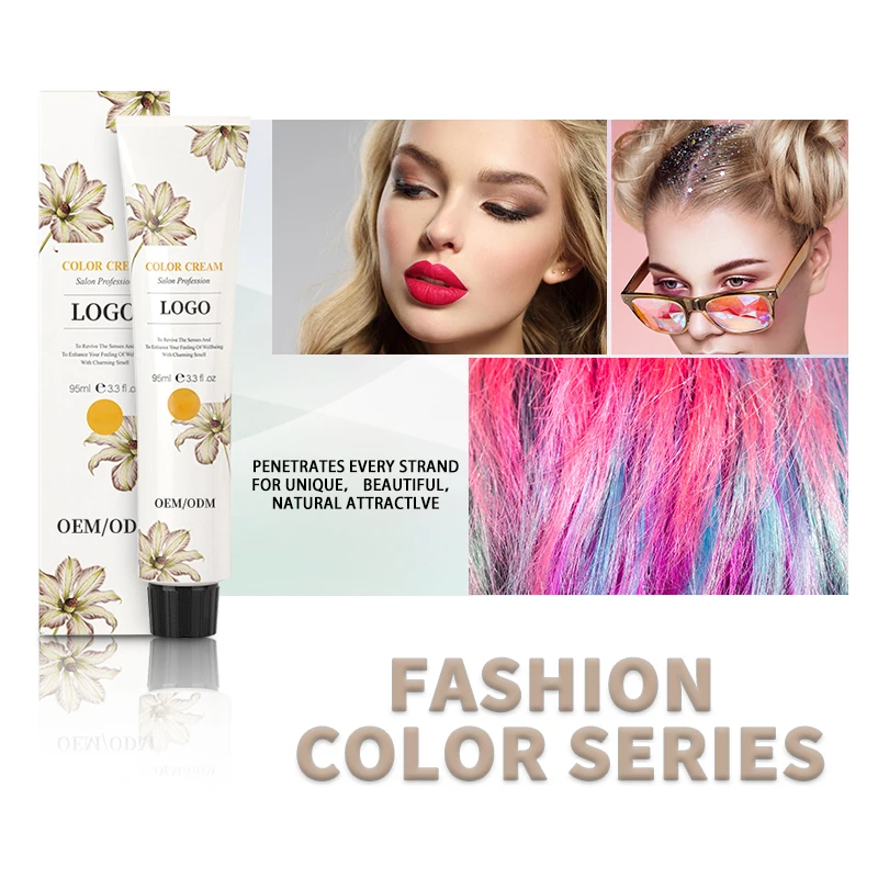 Diwei Hair Color dye Professional Hair Color Cream Hair Dye Packaging Pcs Form Label Origin BLOND Type