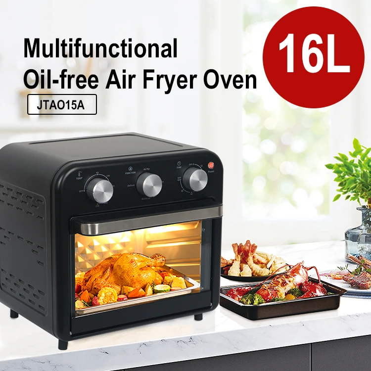 Heat mini oven with electric air fryer toaster oven