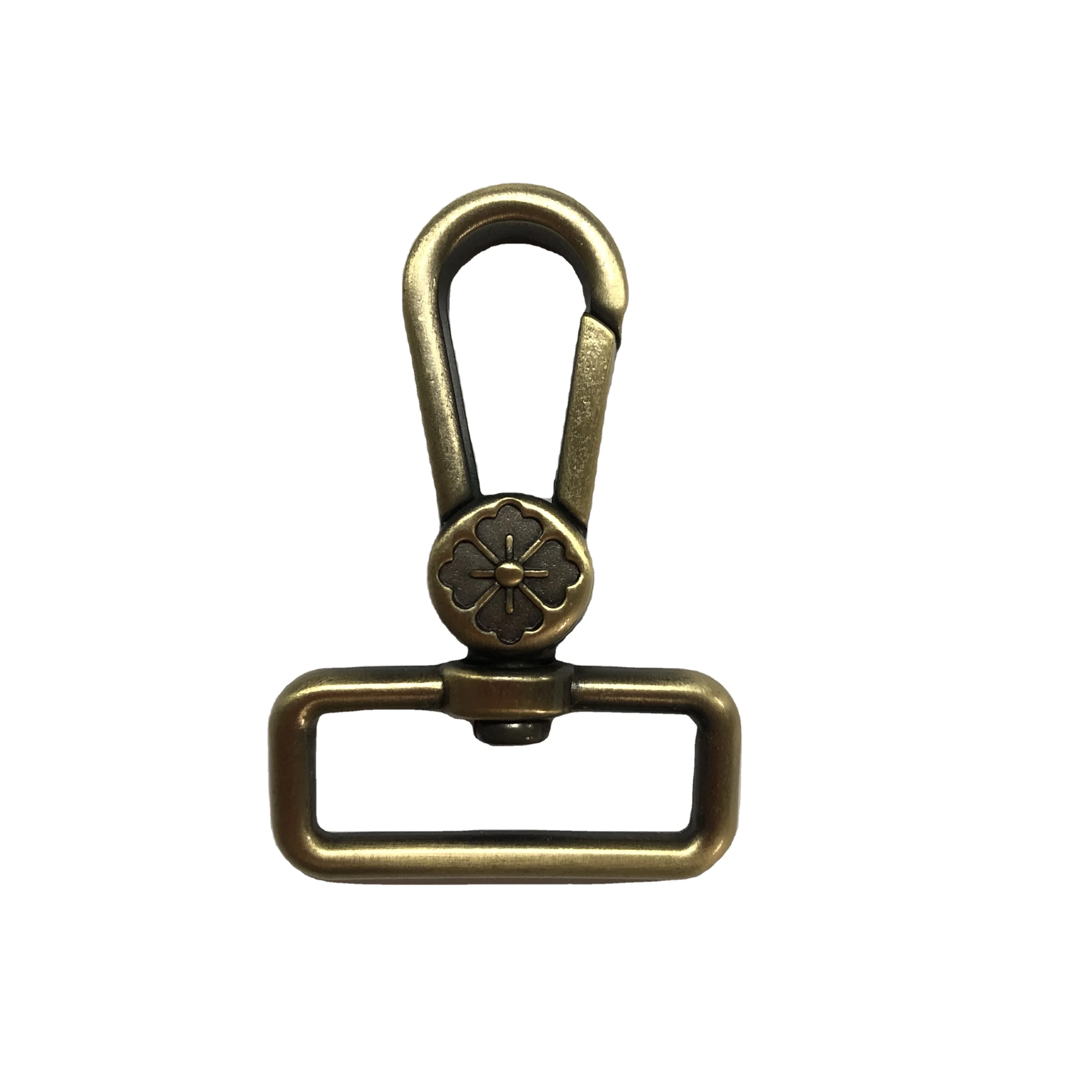 YK 10512 Hot sale metal hooks buckle swivel clip snap hook metal snap trigger dog clips swivel eye bolt hook for bag