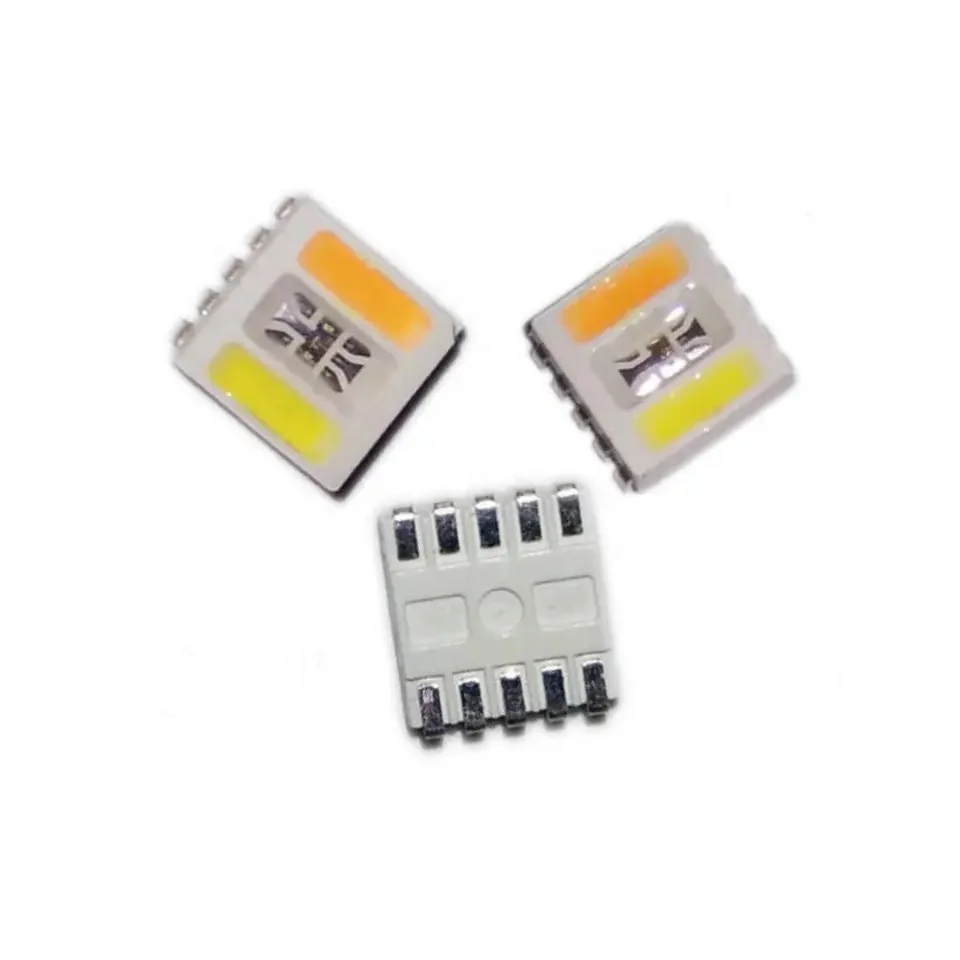 WRGBWW Five Chips in One LED RGB+W+WW 5 in 1 Multi-color SMD 5050 5in1 LED Chip