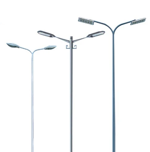 
20ft 25ft double sided steel lamp column solar street light metal pole  (62278430753)