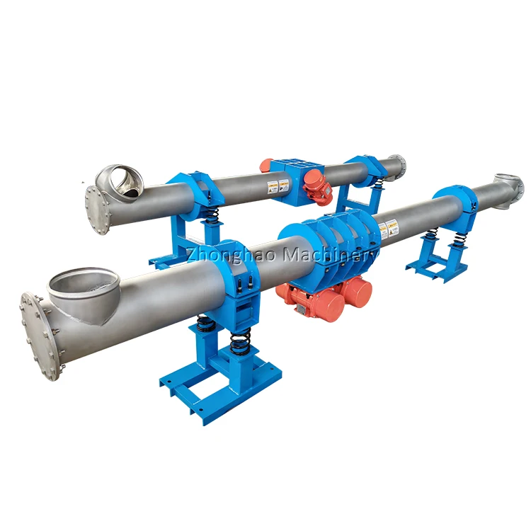 Food Grade Two Motor Vibrating Hopper Horizontal Vibration Conveyor Feeder