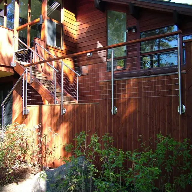 CLEARVIEW Free Design Stainless Steel Pipe Handrails/cheap Railings For Terraces for house