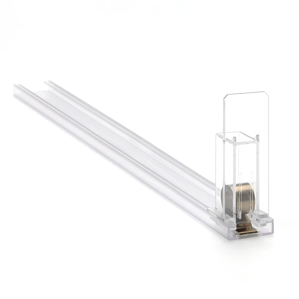 Store Automatic Plastic Retail Nail polish Mask Rack Display Acrylic Lipstick Divider Pusher Cigarette Tobacco Shelf Pusher