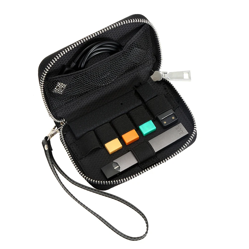 Factory Custom Leather E Cig Case Cigarette Vape Pen Tool Kit Carrying Travel Storage Bag Cover