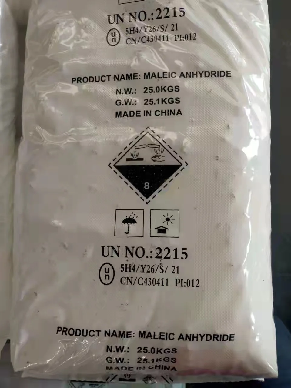Maleic anhydride for Plastic Industry