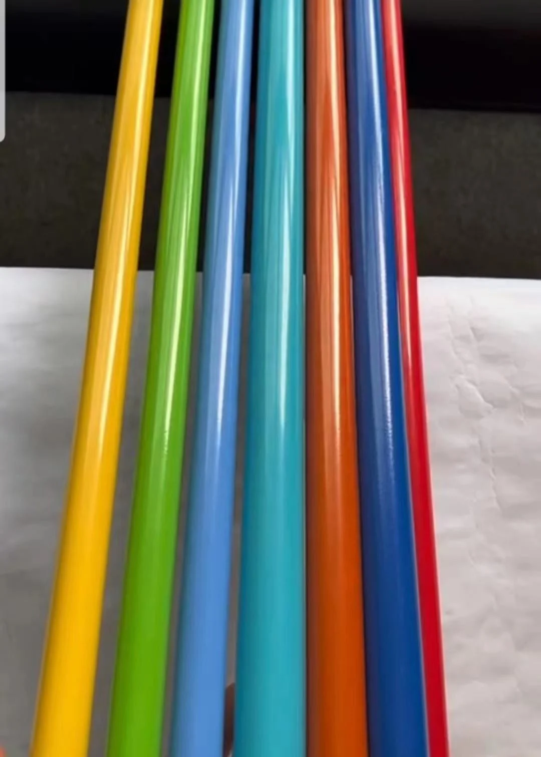Wholesale Metal Powder Coated Iron Metal Broom Sticks Handles Pipes Tubes