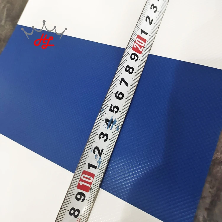 HL 1000D PVC Fabric Tarpaulin 1mm PVC Tarpaulin Striped Awning Fabric for Awnings