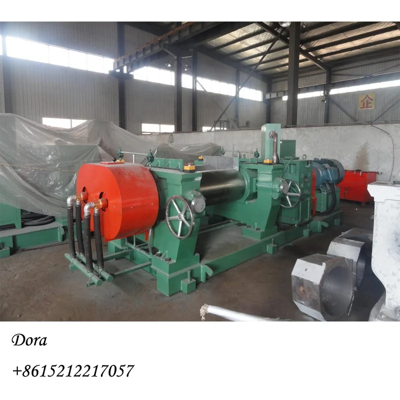 rice mill lining rubber roller 7inch aluminum Rubber Processing Machinery rubber mixing mill machine/two roll open