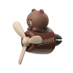 Professional Wholesale Cute Brown Bear Air Vent Toy Clip Toy Unique Long Lasting Fragrant For Car