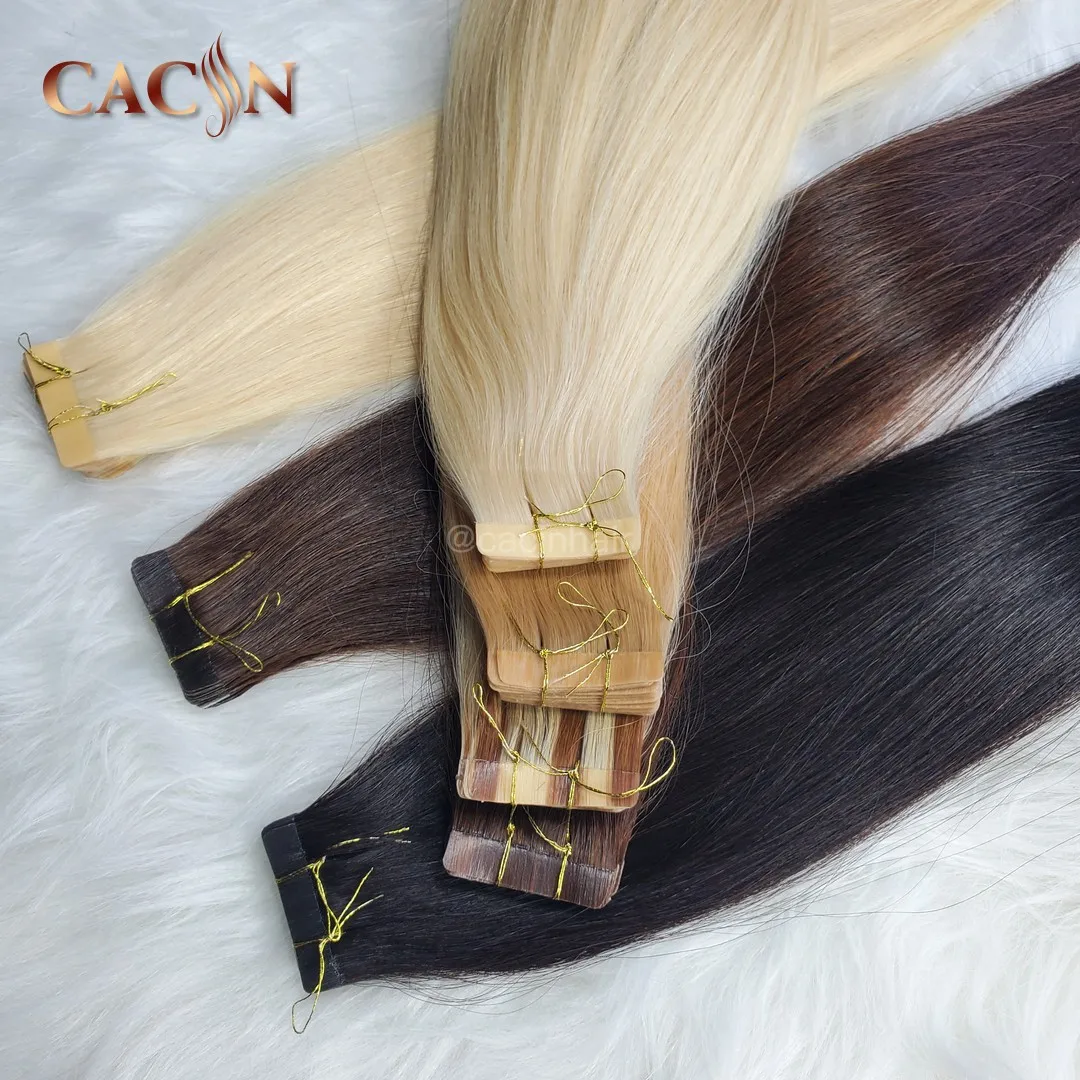 Оптовая продажа заводская цена высококачественные волосы Cacin для наращивания индийские человеческие 14A без повреждений любые цвета