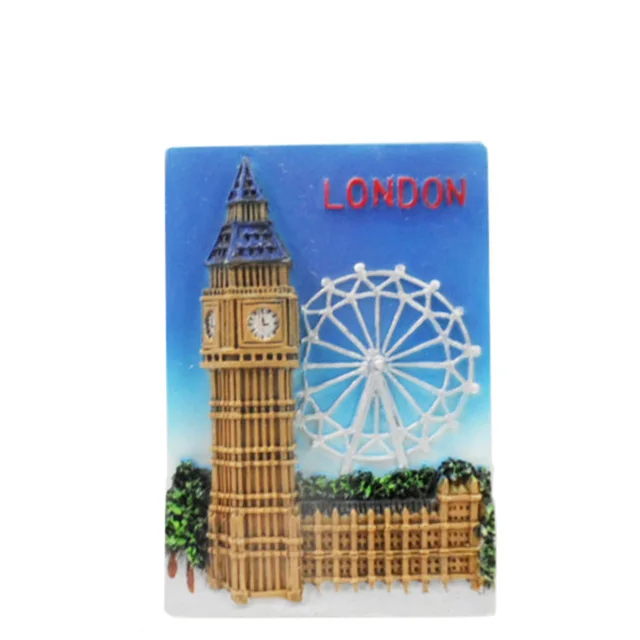 3D Resin Magnets Custom Design London Souvenir Gifts Polyresin Fridge Magnet For Home Decor