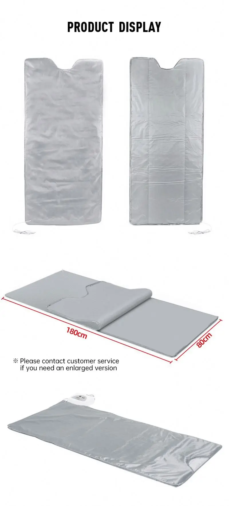 2023 Newest Waterproof Portable 2 Zone Far Infrared Sauna Blanket for Body Weight Loss Massage