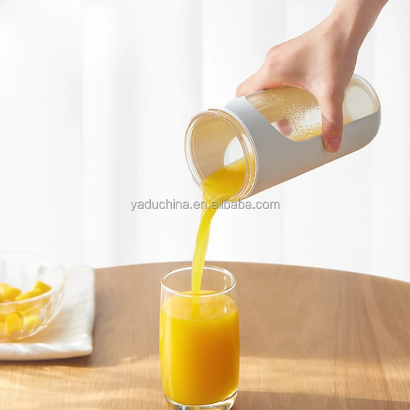 Mini Electric Automatic USB Type-C Fruit Juice Juicer Cup Rechargeable Portable Blender