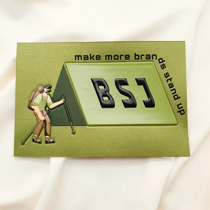 Factory Wholesale Custom Embossed 3D Logo Heat Transfer Iron-on Soft Sports TPU Patches for Football Sportswear