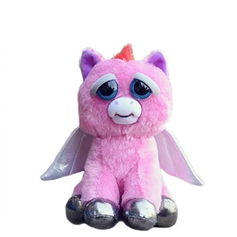 
Adorable Angry Toy Feisty Pet Brainless Brian Soft Plush Stuffed Triceratops for Christmas 