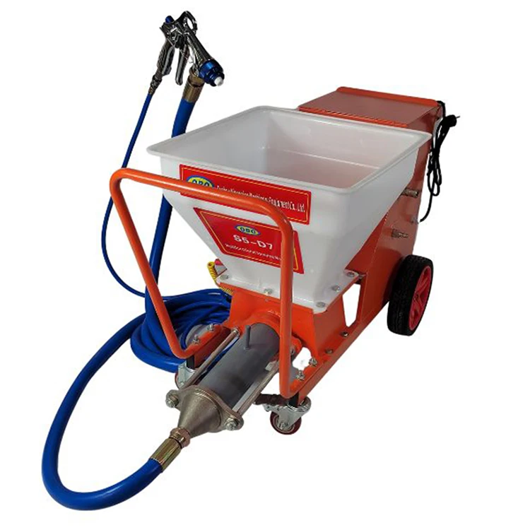 S5-D7 machine for plastering walls durable automatic  direct deal  pneumatic Real Stone Paint  Spraying Machine Spray pump