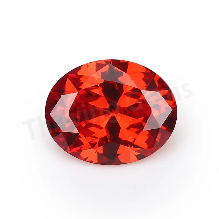 Thriving Gems wuzhou gemstone zircon stone wholesale garnet loose gemstone
