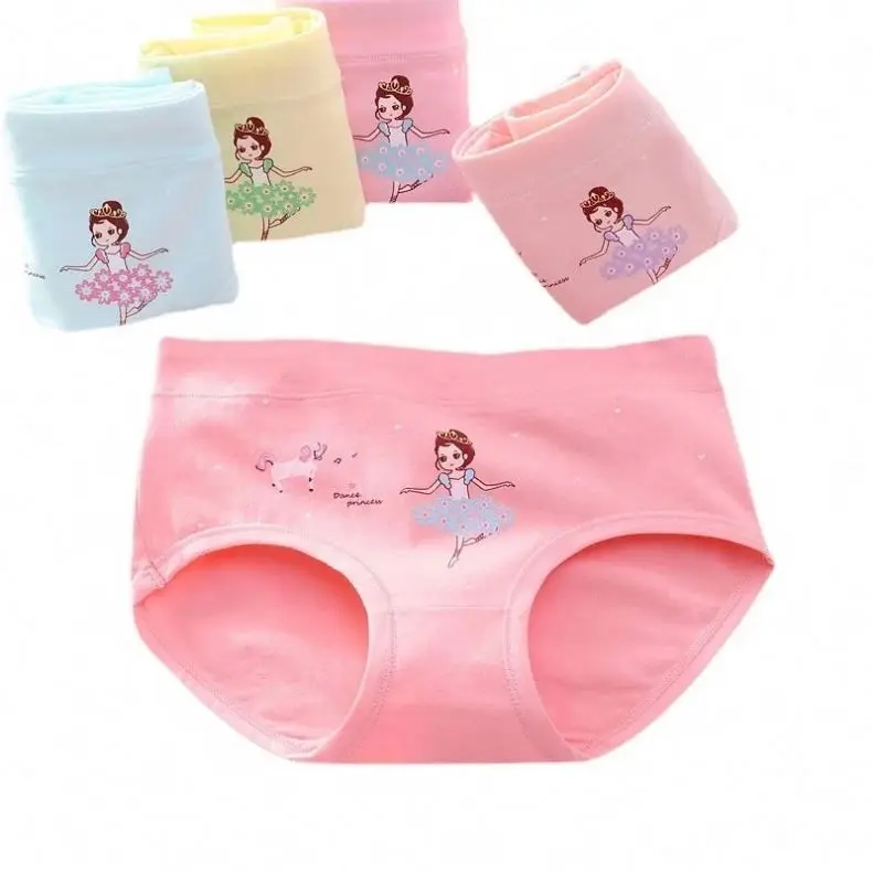 Hot Selling Children Underwear Kids Girls Cute Print Briefs Bikini Girl Panties Underwear
