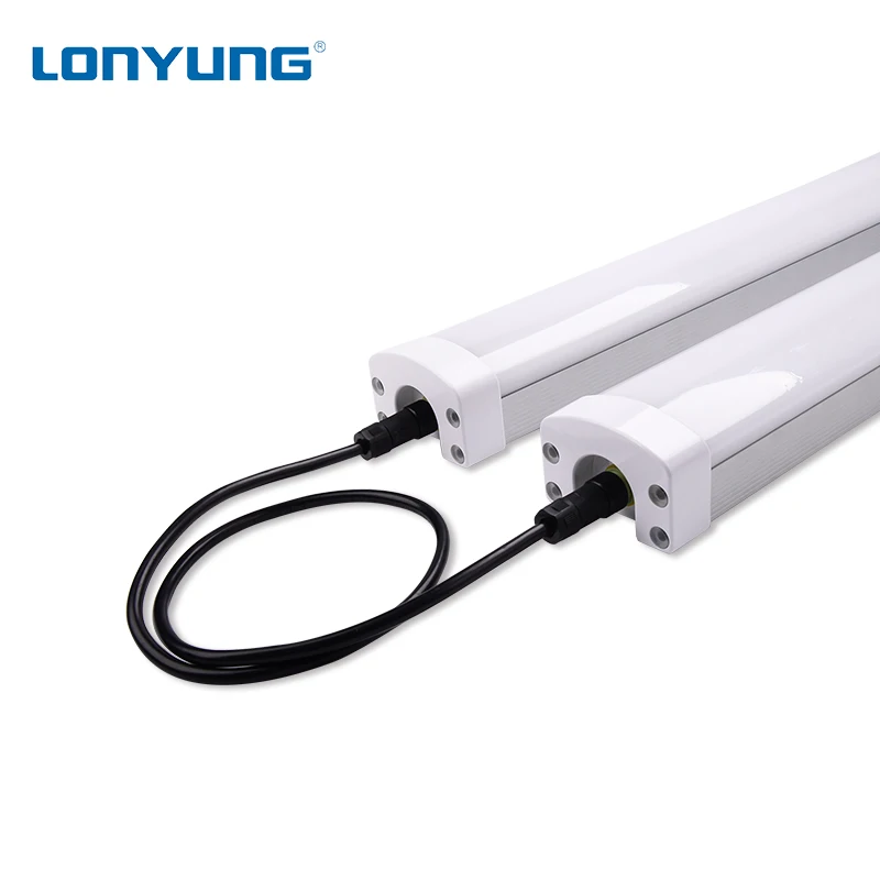 Парковочный гараж автостоянка IP66 130 + LPW 4 фута 60 Вт линейная Тройная трубка заводской туннельный светодиодный светильник с DLC 5 1 TUV SAA