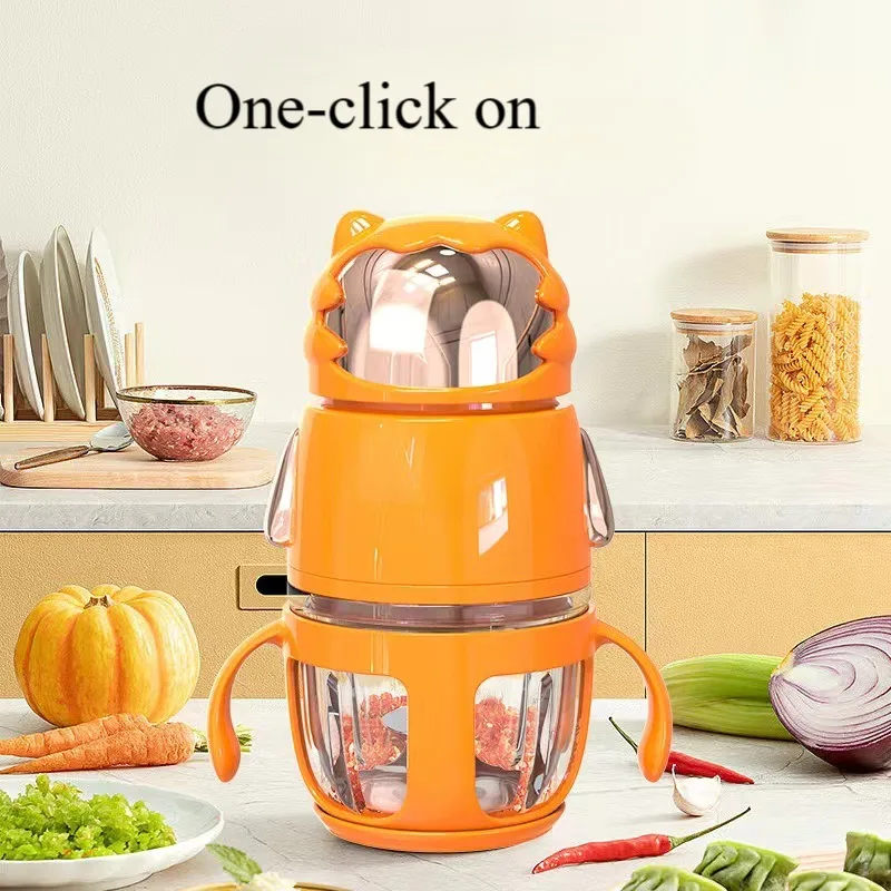 Baby food processor mini 300ML food and vegetable mixer electric meat grinder chopper