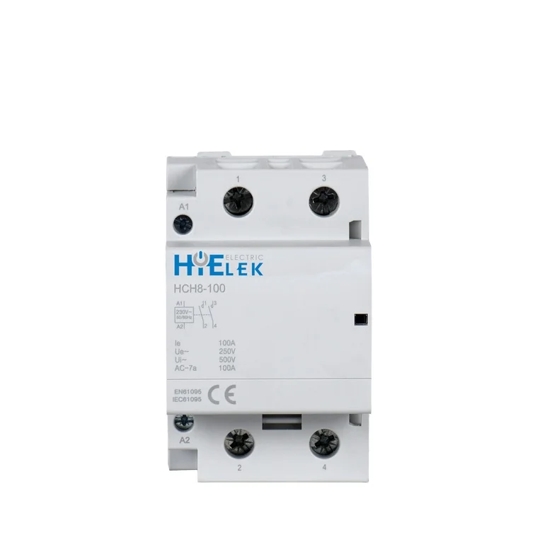AC Contactor 110V Coil 100A 2 pole with competitive price,use for home,hotel,hospital