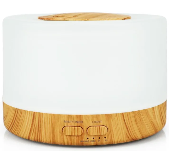 500ml Premium Ultrasonic Vaporizer Aromatherapy Diffuser with 7 Color Changing Timer  and Waterless Auto-Off with Remote Control