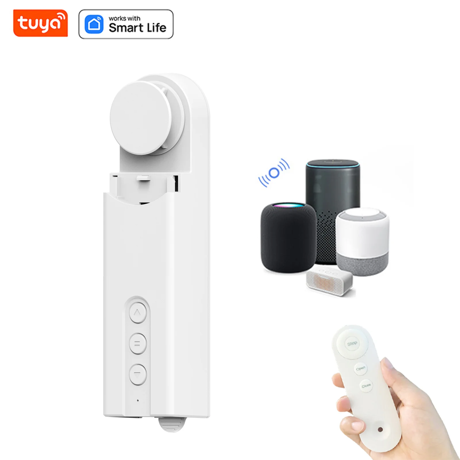 New in 2024 Remote Control Tuya Blinds Motor Battery Rechargeable Roller Blind Chain Motor