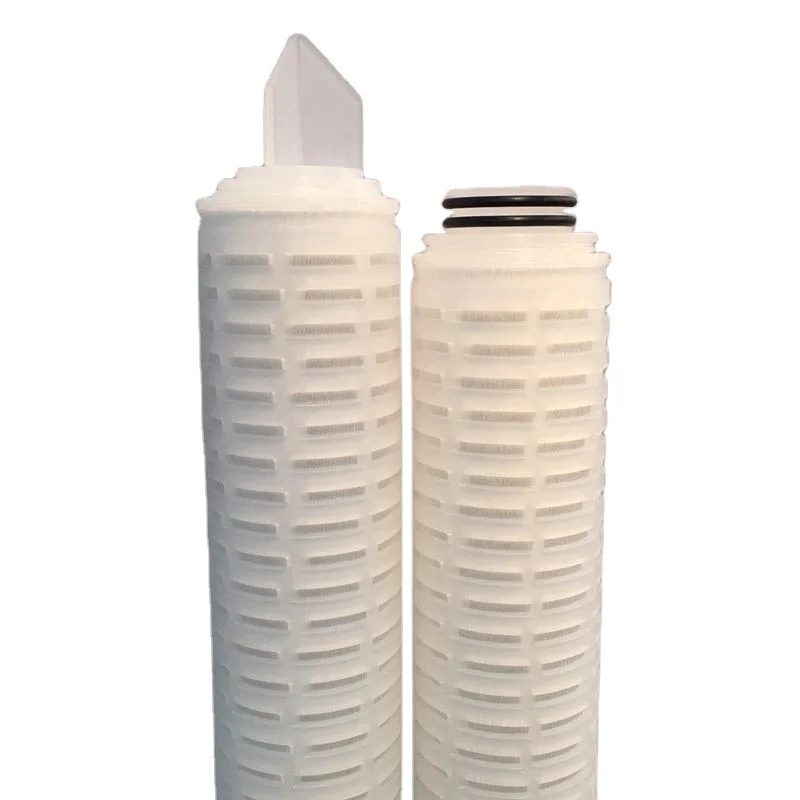 0.2 micron Nylon Membrane Roll Pleated  Filter cartridge with Code 3/7/8 for Pure Water treatment